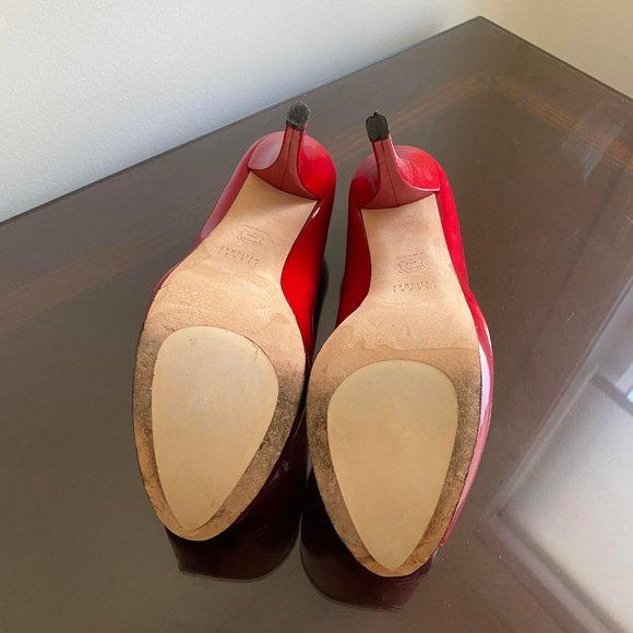 Red Stuart Weitzman Heels - Picture 6 of 6